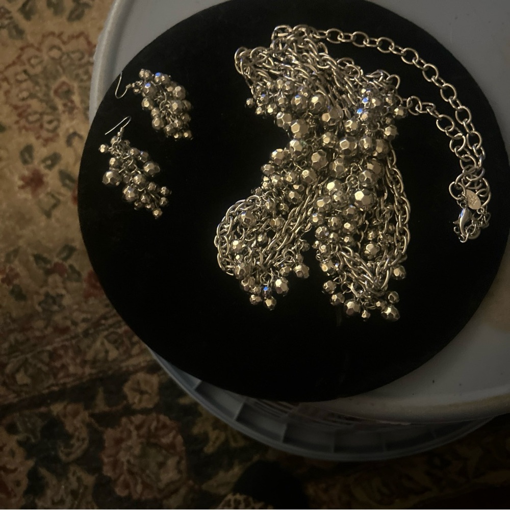 Elegant Silver Jewelry Set